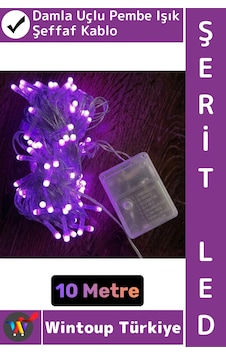 Ledışık Dekoratif Ev Ofis Parti Yılbaşı Vitrin Oda Süsleme 100 Ledli Damla Uçlu 10 Metre Şerit Led Çok Renkli Ledışık Dekoratif Ev Ofis Parti Yılbaşı Vitrin Oda Süsleme 100 Ledli Damla Uçlu 10 Metre Şerit Led Çok Renkli