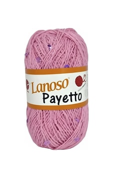 Payetto Fantazi Pullu El Örgü İpi 50gr - Pembe Payetto Fantazi Pullu El Örgü İpi 50gr - Pembe