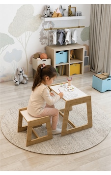 Fida Montessori Çocuk Masa Sandalye Seti 2-6 Yaş Ahşap Etkinlik, Puzzle Ve Çalışma Masası Takımı Fida Montessori Çocuk Masa Sandalye Seti 2-6 Yaş Ahşap Etkinlik, Puzzle Ve Çalışma Masası Takımı