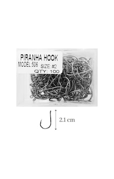 Piranha 506 Çapraz Delikli İğne No:2 100 Lü Paket Piranha 506 Çapraz Delikli İğne No:2 100 Lü Paket