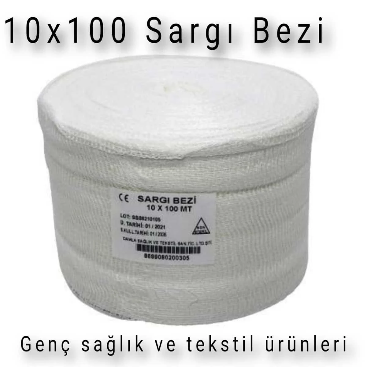 Sargı Bezi Rulo 10cm X 100 Mt 10 Adet Sargı Bezi Rulo 10cm X 100 Mt 10 Adet