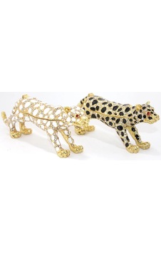 Swaroski Taşlı Tekli Leopar Alk1901 Standart Swaroski Taşlı Tekli Leopar Alk1901 Standart