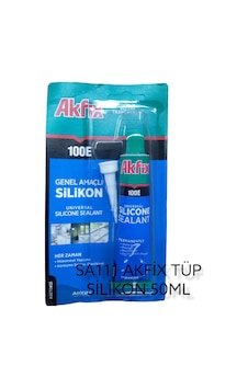 SA111 AKFİX 100E SİLİKON TÜP 50ml (Şeffaf) SA111 AKFİX 100E SİLİKON TÜP 50ml (Şeffaf)
