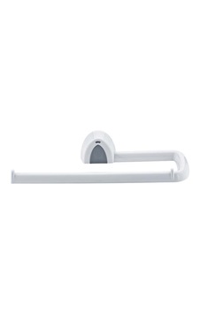 Qlux L-00108 Kağıt Havlu Askısı - Beyaz Plastik, Yapışkanlı Duvara Monte Qlux L-00108 Kağıt Havlu Askısı - Beyaz Plastik, Yapışkanlı Duvara Monte