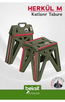 Outdoor Herkül M Katlanır Reflektörlü Tabure Haki Yeşil Yeşil Yeşil Outdoor Herkül M Katlanır Reflektörlü Tabure Haki Yeşil Yeşil Yeşil