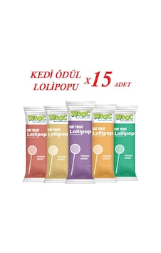 Wooc Lollipop Kedi Ödül Maması 1,4 Gr 15 Adet Wooc Lollipop Kedi Ödül Maması 1,4 Gr 15 Adet