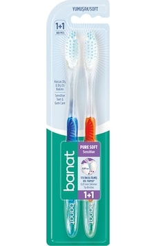 Banat Pure Soft Sensitive Diş Fırçası 1+1 Soft