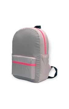 Delux Milano Modavix Sırt Çantası Laptop Bölmeli pembe