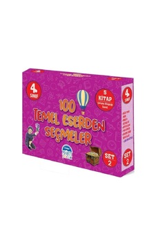 4.Sınıf 100 Temel Eserden Seçmeler Set 2-5 Kitap Takım- Martı Yayınları