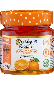 Antalya Reçelcisi Portakal Kabuğu Reçeli 290g Şekeri Meyveden Antalya Reçelcisi Portakal Kabuğu Reçeli 290g Şekeri Meyveden