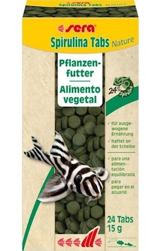 Sera Spirulina Tabs Nature Bitkisel Balık Yemi 24 Tablet 15 Gr Sera Spirulina Tabs Nature Bitkisel Balık Yemi 24 Tablet 15 Gr