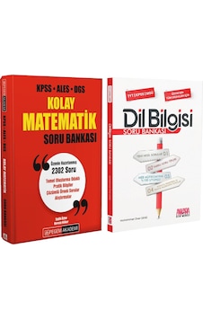 Pegem Kpss Ales Dgs Kolay Matematik Ve Akm Dil Bilgisi Soru Bankası Seti 2 Kitap Pegem Kpss Ales Dgs Kolay Matematik Ve Akm Dil Bilgisi Soru Bankası Seti 2 Kitap