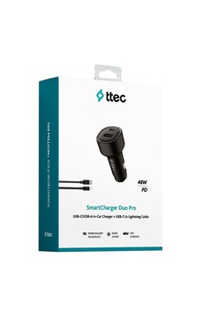 Ttec 2ckp02ls Smartcharger Duo Pd 48w Araç Hızlı Şarj Aleti Usb-c+usb-a - Usb-c-lightning
