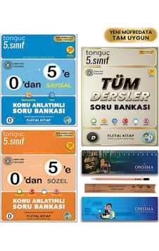 Tonguç Akademi 5. Sınıf 0 Dan 5 E Konu Anlatımlı Soru Bankası - Tüm Dersler Soru Bankası Fijital Set 3 Kitap Tonguç Akademi 5. Sınıf 0 Dan 5 E Konu Anlatımlı Soru Bankası - Tüm Dersler Soru Bankası Fijital Set 3 Kitap