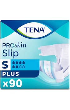 Tena Slip Proskin Plus 6 Damla Bel Bantlı Hasta Bezi S 90'lı Tena Slip Proskin Plus 6 Damla Bel Bantlı Hasta Bezi S 90'lı