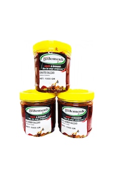 Mahmut Gedemenli Ev Tipi Domates + Acı Biber + Talı Biber Salça 3 x 1 KG