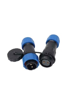 SD16 SU GEÇİRMEZ 2 PİN ERKEK-DİŞİ 16 MM KONNEKTÖR TAKIMI SD16 SU GEÇİRMEZ 2 PİN ERKEK-DİŞİ 16 MM KONNEKTÖR TAKIMI