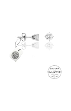 Gümüş Swarovski Tek Taş Küpe N11.50348 Gümüş Swarovski Tek Taş Küpe N11.50348