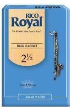 Rico Royal Reb1025 Bas Klarnet Kamışı No:2,5 Rico Royal Reb1025 Bas Klarnet Kamışı No:2,5