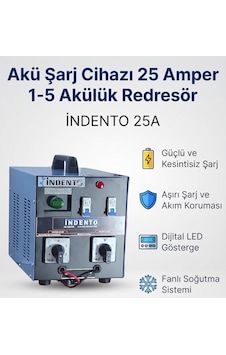 Akü Şarj Cihazı 25 Amper 1-5 Akülük Redresör Akü Şarj Cihazı 25 Amper 1-5 Akülük Redresör
