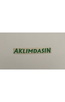 Üçel Aklımdasın Yapışkanlı Araç Sticker Yazı-araç Arkası Yazı-oto Cam Etiket Sticker Yazı Üçel Aklımdasın Yapışkanlı Araç Sticker Yazı-araç Arkası Yazı-oto Cam Etiket Sticker Yazı