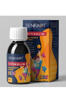 Senkavit Kids Sitikolin 100 ML Şurup Senkavit Kids Sitikolin 100 ML Şurup