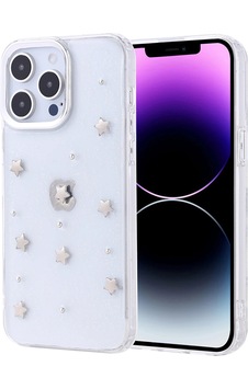 Apple Uyumlu iPad iPhone 14 Pro Max Kılıf Airbag Tasarımlı Simli Şeffaf Zore Kutup Kapak Yıldız Apple Uyumlu iPad iPhone 14 Pro Max Kılıf Airbag Tasarımlı Simli Şeffaf Zore Kutup Kapak Yıldız