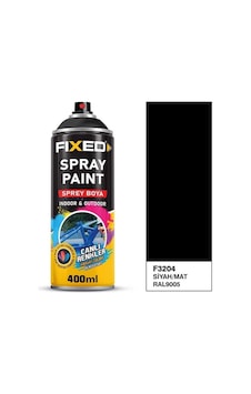 Sgs Fixed F3204 Sprey Boya Akrilik - Siyah/mat Ral9005 320 Gr 400 Ml Siyah Mat - Rall 9005 Sgs Fixed F3204 Sprey Boya Akrilik - Siyah/mat Ral9005 320 Gr 400 Ml Siyah Mat - Rall 9005