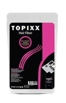 Topixx Hair Fiber 100 Gr. Saç Tozu Orta Kahve/med Brown Topik Ekonomik Boy