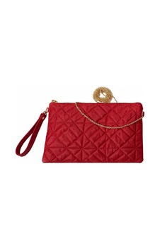 Names Bag Desenli Portföy Clutch Çanta 25x19 Cm - El Çantası Kırmızı Kırmızı Names Bag Desenli Portföy Clutch Çanta 25x19 Cm - El Çantası Kırmızı Kırmızı