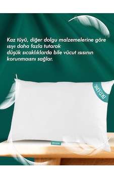 Bedline Kaz Tüyü Piuma Yastık 50x70 Cm