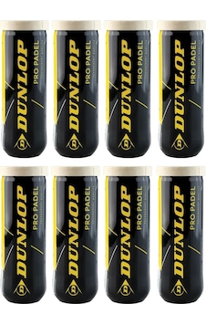 Dunlop Pro Padel 3'lü 8 Kutu Padel Topu 601552 Çok Renkli