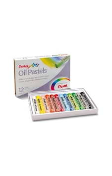 Pentel Yağlı Pastel Boya Seti 12'li