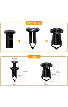 Gooacc Kapak Altında 70 Adet Motor, Sıçrama Koruması, Karoser Vidaları, Tampon, Çamurluk, Astar, İtmeli Retainer Sabitleyici Nietclips Gooacc Kapak Altında 70 Adet Motor, Sıçrama Koruması, Karoser Vidaları, Tampon, Çamurluk, Astar, İtmeli Retainer Sabitleyici Nietclips