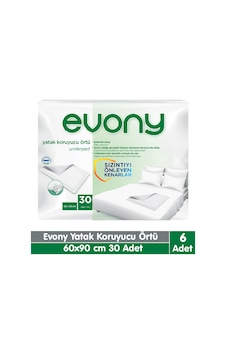 Evony Yatak Koruyucu Örtü 60x90 Cm 6x30 180 Adet Evony Yatak Koruyucu Örtü 60x90 Cm 6x30 180 Adet
