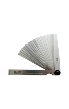 Dwmeasuring 20 Yaprak Filler Çakıları 0.05 1.00mm / 300mm