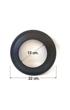 0,40 Mm Mat Siyah Soba Boru Aynası