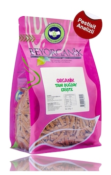 Organik Tam Buğday Erişte 500gr Pestisit Ve AflaAnalizli
