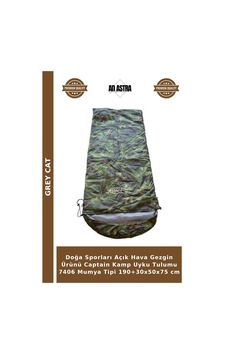 Doğa Sporları Açık Hava Gezgin Ürünü Captain Kamp Uyku Tulumu 7406 Mumya Tipi 190+30x50x75 Cm Çok Renkli Doğa Sporları Açık Hava Gezgin Ürünü Captain Kamp Uyku Tulumu 7406 Mumya Tipi 190+30x50x75 Cm Çok Renkli