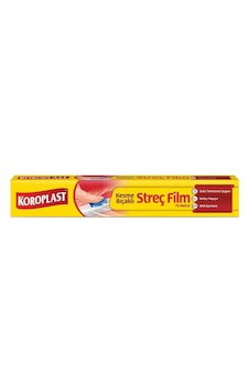 Koroplast Streç Film 75 Metre Kesme Bıçaklı Şeffaf