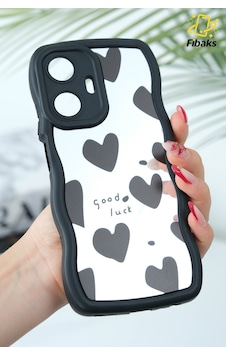 Fibaks Realme C55 Uyumlu Kılıf Aynalı Kalp Desenli Yumuşak Kenarlı Kamera Korumalı Silikon Kapak Fibaks Realme C55 Uyumlu Kılıf Aynalı Kalp Desenli Yumuşak Kenarlı Kamera Korumalı Silikon Kapak