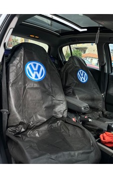 Volkswagen Üniversal Siyah Ön 2'li Tela Servis Kılıfı 2'li Set Volkswagen Üniversal Siyah Ön 2'li Tela Servis Kılıfı 2'li Set