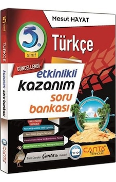 Çanta Yayınları 5. Sınıf Türkçe Etkinlikli Kazanım Soru Bankası Y