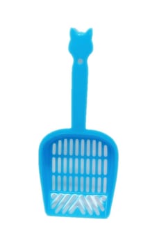 Pettrend Mavi Küçük Boy Kedi Tuvalet Kumu Temizleme Eleme Küreği 23 CM Pettrend Mavi Küçük Boy Kedi Tuvalet Kumu Temizleme Eleme Küreği 23 CM