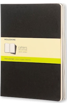 Moleskine Cahier Journals Çizgisiz Defter 19x26 Black Siyah Moleskine Cahier Journals Çizgisiz Defter 19x26 Black Siyah