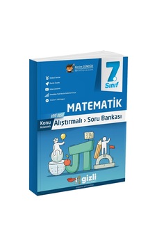 Gizli Yayınları 2025 7. Sınıf Matematik Alıştırmalı Soru Bankası Gizli Yayınları 2025 7. Sınıf Matematik Alıştırmalı Soru Bankası