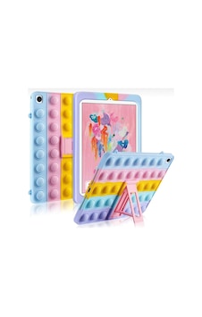 Huawei Matepad T10 / T10s Uyumlu Kılıf Popit Standlı Kılıf Askılı Silikon Kılıf Huawei Matepad T10 / T10s Uyumlu Kılıf Popit Standlı Kılıf Askılı Silikon Kılıf