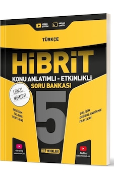 Hız Yayınları 2025 5. Sınıf Türkçe Hibrit - Konu Anlatımlı Soru Bankası Yeni Müfredat Hız Yayınları 2025 5. Sınıf Türkçe Hibrit - Konu Anlatımlı Soru Bankası Yeni Müfredat