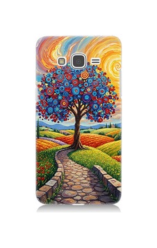 Samsung Galaxy Grand Prime Uyumlu Masalsı Renkli Yolculuk Ağacı Desenli Silikon Kılıf Çok Renkli Samsung Galaxy Grand Prime Uyumlu Masalsı Renkli Yolculuk Ağacı Desenli Silikon Kılıf Çok Renkli
