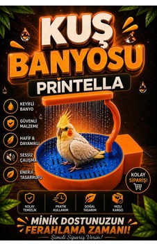 Usb Bağlantılı 3w Otomatik Kuş Duşu Ve Banyo İstasyonu